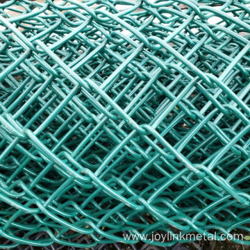 Green Vinyl Chain Link Fence Fabirc